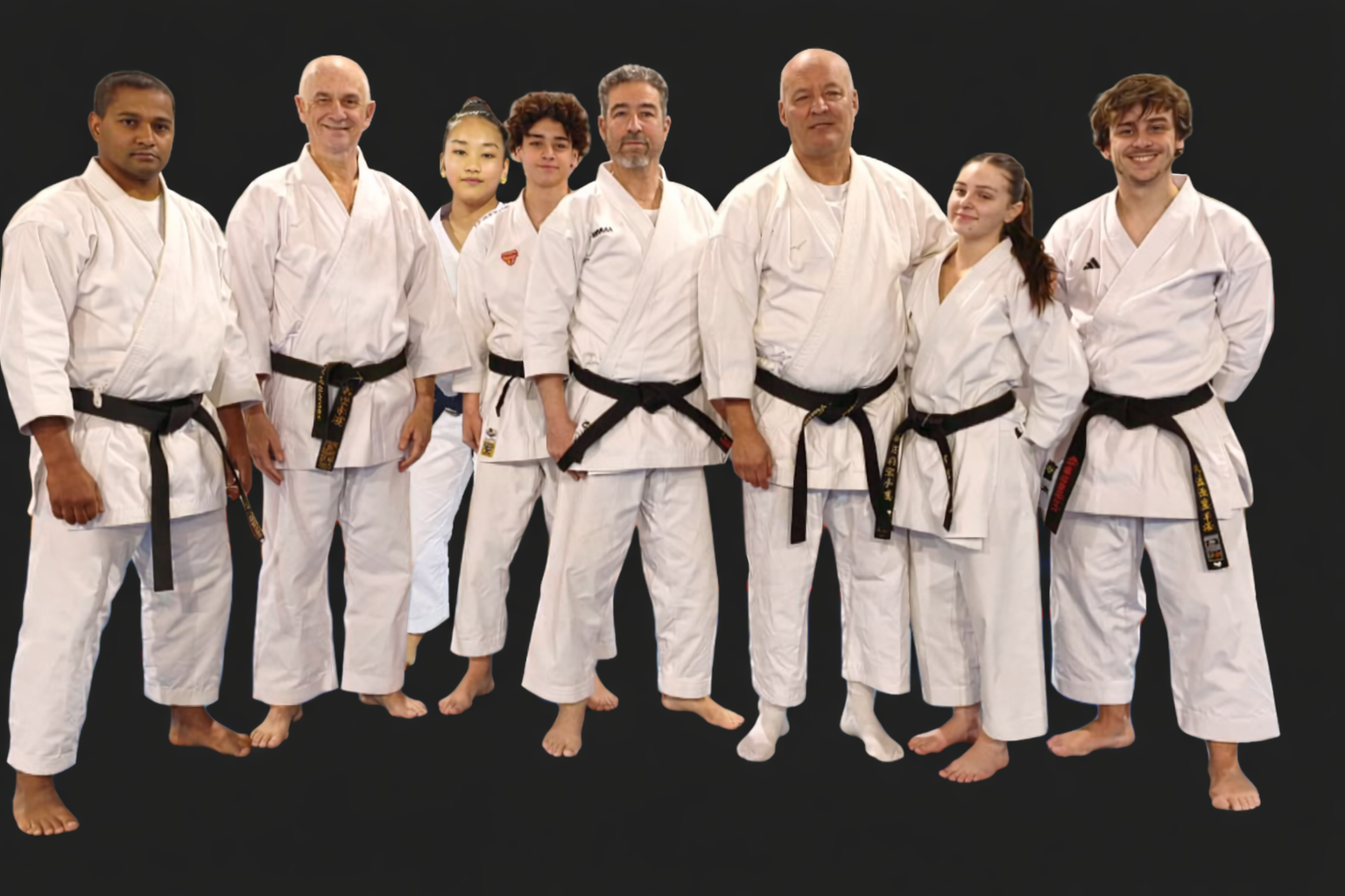 Encadrement technique du Kabia Club Karaté